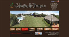 Desktop Screenshot of cabaniadetronco.com.ar